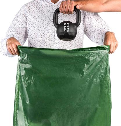 Sac poubelle 100 litres – Lot de 30 sacs solides, triple épaisseur et anti-fuite