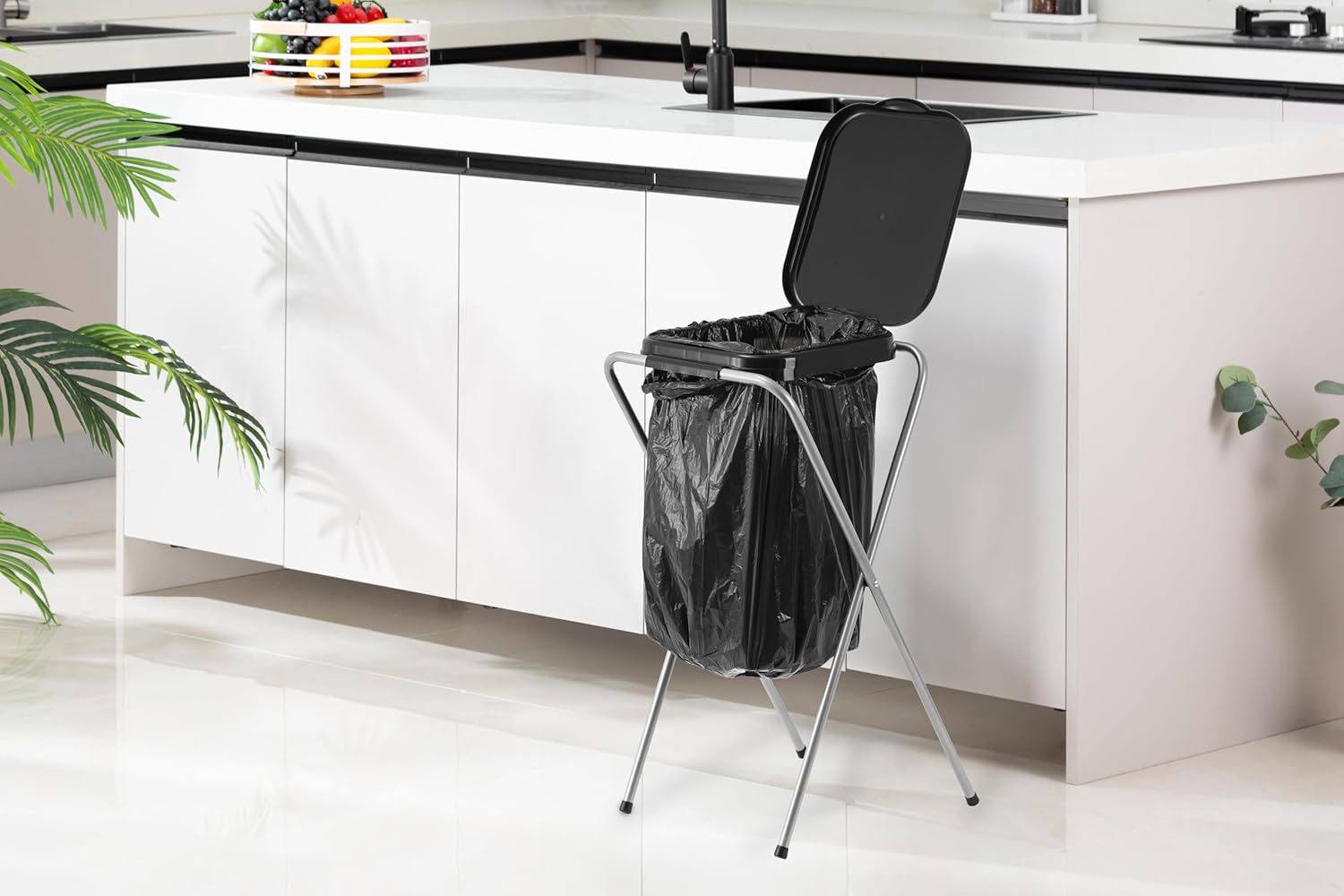 Support sac poubelle professionnel 70–100L robuste