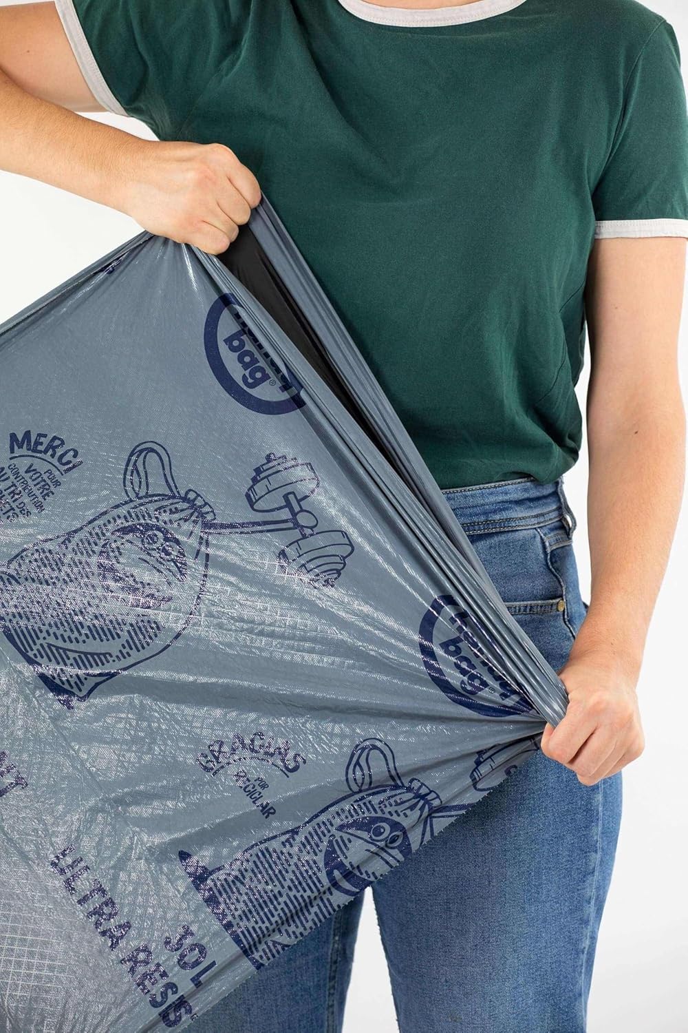 sac poubelle rectangulaire 50l elastique